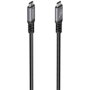 Aisens Cable USB4 Gen 3x2 USB-C a USB-C 240W 40Gbps 2m Negro